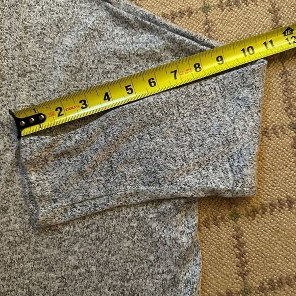 Mod Ref grey knit crew neck with 2 black pockets and batwing sleeves S - Picture 6 of 12